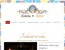 Tablet Screenshot of cereriadejesus.com
